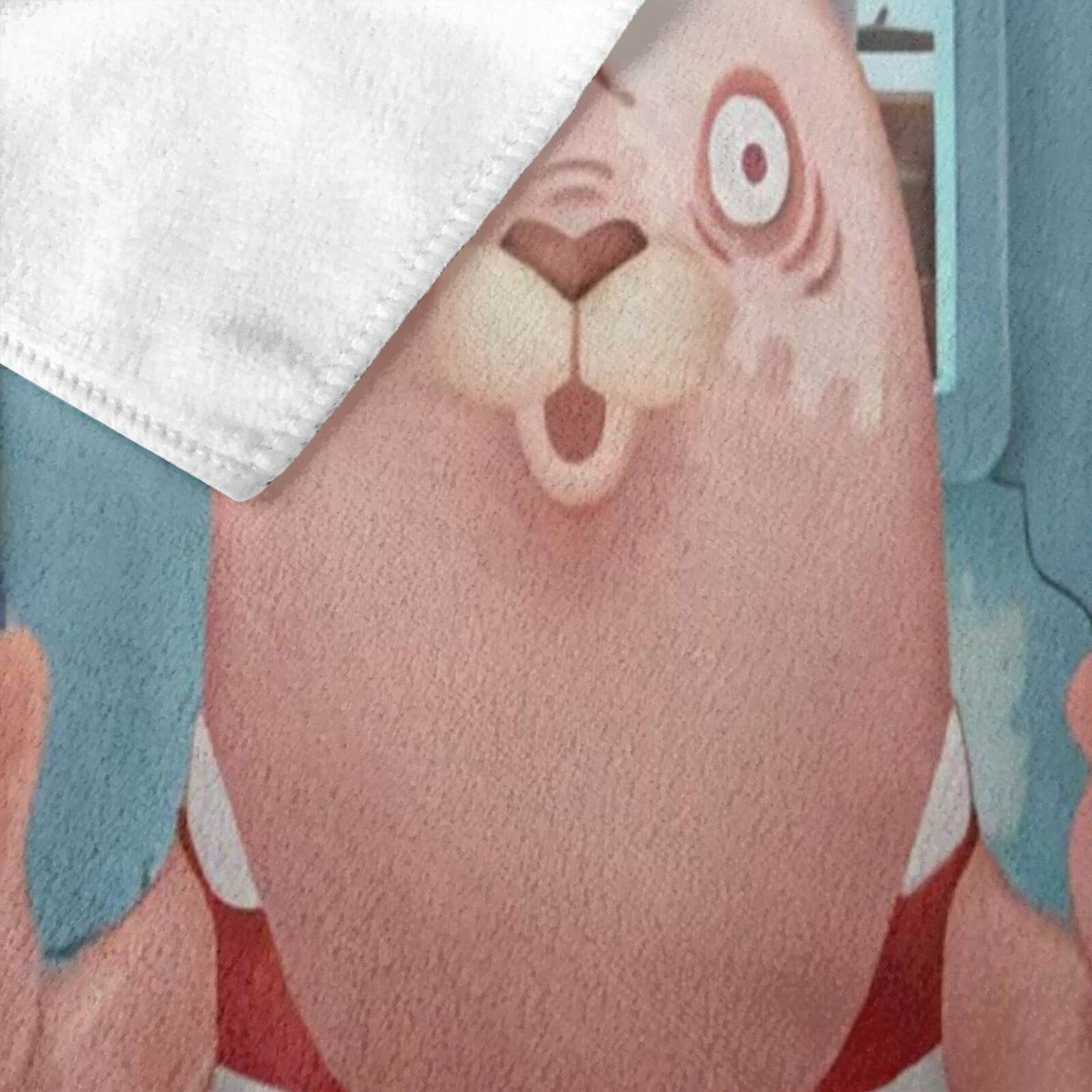 Amazon｜ウサビッチ2 ファッション ビーチタオル バスタオル ソフト